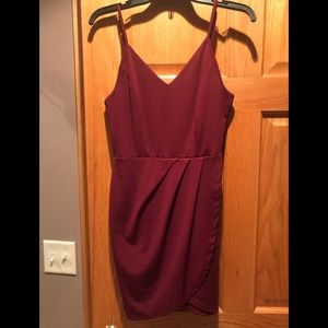 Begonia spaghetti strapped dress